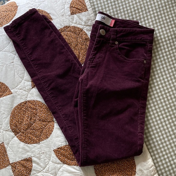 CAbi Denim - Cabi Women’s Corduroy Skinny Purple Jeans Pants